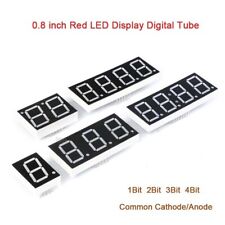 08 Inch Red 7 Segment Led Display Digital Tube Common Cathodeanode 1234bit