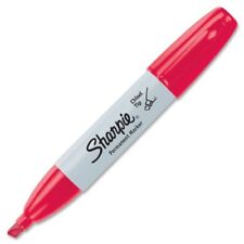Sharpie Permanent Markers Chisel Marker Point Style Red Ink San38202