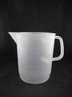 Kartell Plastic 5000ml 5l Low-form Polypropylene Beakers With Handle Spout