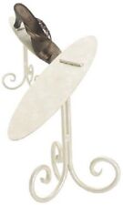 6 Ivory 8 Shoe Stands Display Metal Retail Cream Tilted Stay Ledge Shoes Heals