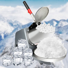 Stainless Steel Ice Shaver Crusher Commercial Snow Cone Maker Machine 180w
