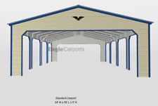 24x51x9 Pavilion Carport Cover Free Del Serving Nation Wide Prices Vary