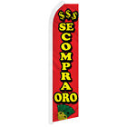 Se Compra Oro Swooper Flag Advertising Flag Feather Flag We Buy Gold Pawn Red