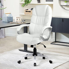 Office Chair Computer High Back Ergonomic Desk Chair Executive Task Chair White