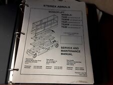 Terex Scissor Lift Service And Maintenance Manual Models Ts20 Ts30
