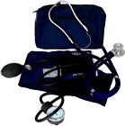 Blood Pressure Cuff Sprague Stethoscope Kit Nurse Emt Adult Sphygmomanometer
