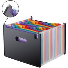 Paper Organizer Folder File Black A4 Size Expanding Accordion Holder Work