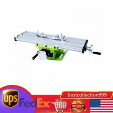 Milling Machine Compound Work Table Cross Slide Bench Drill Press Vise Fixture U