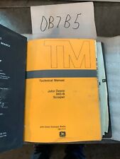 Oem John Deere 860 B Scraper Technical Manual Tm1171 In Oem Binder