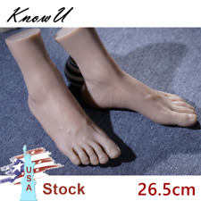 Silicone Men Model Leg Lifelike Mannequin Feet One Right Or Left Display 265cm