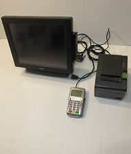 Business Starter Pack Point Of Sale System Retail Posiflex Xt3000 Chip Reader