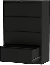Metal 4 Drawer Lateral File Cabinet Metal Filing Storage Cabinet With Lock