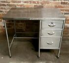 Stainless Steel Prep Table 3 Drawer Commercial Kitchen Lab Medical 36 X 24 X 31