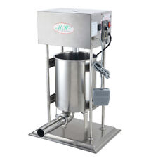 10l Commercial Electric Sausage Stuffer Stainless Steel Meat Filler Machine 220v