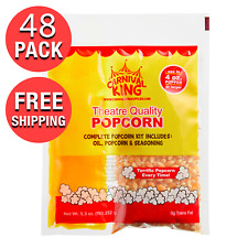 48 Case Carnival King All In One Popcorn Kit For 4 Oz Popper Ready To Use Pop
