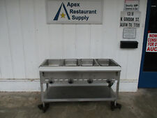 Natural Gas 4 Well Steam Table New Burner Deflectors Great Shape 6317