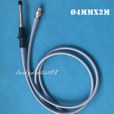 Fda 4mmx20m Optic Fiber Cable Endoscopy Light Wire Connector Fit For Olympus