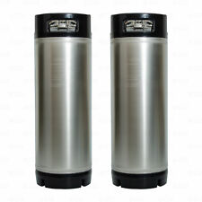 5 Gallon Ball Lock Corny Kegs For Home Brewing Beer Coffee Soda Set Of 2