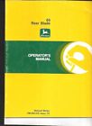 John Deere 65 Rear Blade Operators Manual Om-w21379