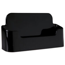 1pc Black Acrylic Business Card Holder Display Stand Desktop Countertop