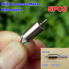 5pcs Mini Round 6mm12mm Dc 37v 60000rpm High Speed Tiny Coreless Motor Diy Toy