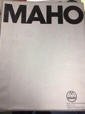 Maho Programming Instructions For Universal Milling And Boring Machines W Cnc432