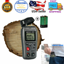 Digital Lcd Wood Moisture Meter Detector Tester Humidity 0 999 Hygrometer Test