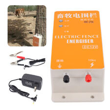 High Voltage Pulse Electric Fence Charger Ranch Energy Controller 110v Us Stock
