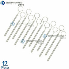 12 Pcs Dental Mouth Mirror 5 Withhandle Dental Instrument