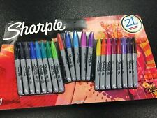 Sharpie Permanent Markers Fine Point Assorted Colors Set Of 21