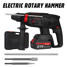 Electric Hammer Drill Cordless Brushless Sds Chuck Bits Chisel Concrete Breaker