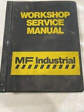 Massey Ferguson Mf40 Workshop Manual Tractor Loader Backhoe