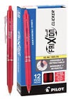 Pilot Frixion Clicker Erasable Gel Pens 0.7 Mm Red Pack Of 12 Free Shipping