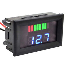 12v 60v Led Digital Voltmeter Voltage Meter Battery Gauge Car Motorcycle Us