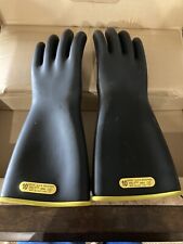 Novax Lineman Electrical Rubber Insulating Gloves Class 2 Sz 10 Black 16 Nib