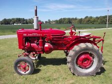 1956 Farmall 100 Ih Repainted Tractor 1pt Quick Hitch Drawbar Weights Runs Good