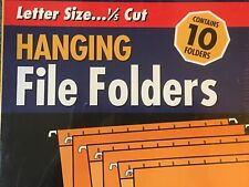 New Listing10 Scm Ampad Hanging File Foldersletter Sizered Or Orangewith Insertsnew