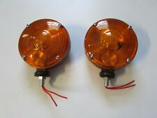 Tractor Caution Lights 2 Pk To Fit Case Ih John Deere Ford 2 Wires