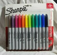 Sharpie Fine Point Permanent Marker 12 Pack Assorted Colors New In Package