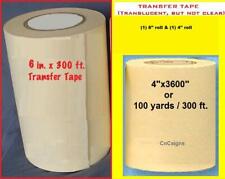 4 Amp 6 Application Transfer Paper Tape 300 Ft Roll For Vinyl Cutter Plotter