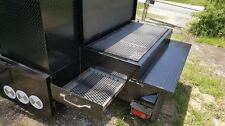 Night Bbq Smoker Side Grill Trailer Food Truck Catering Street Vendor Concession