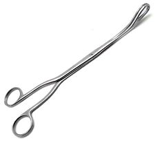 Surgical Veterinary Foerster Sponge Curved Forceps 95 Serrated Jaws Tools