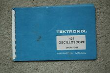 Tektronix 434 Original User Manual 070 1142 01 Paper Manual