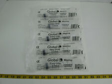 Global Easy Glide Syringe 60mlcc Sterile Single Use Catheter Tip Lot Of 5 Skub