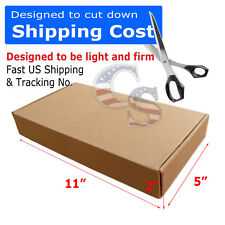 100 11x5x2 Cardboard Packing Mailing Moving Shipping Boxes Corrugated Cartons