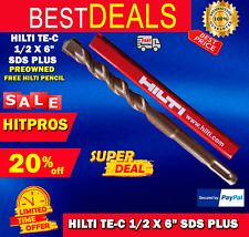 Hilti Te C 12 X 6 Sds Plus Preownedfree Hilti Pencillk Fast Shipping
