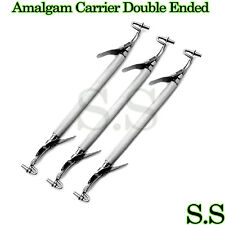 3 Pcs Amalgam Carrier Double Ended Mini 15mm Regular 2mm New
