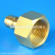 Pressure Washer Jet Wash M22 Female To 14 Quick Release Male Brass Adapter