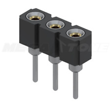 5 Pc 3 Pin Sip Socket Transistor Prototyping 254mm Machine Tooled Usa Stock