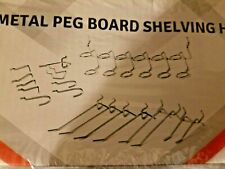 Presa Metal Peg Board Assorted Shelvingslat Wall Hooks 50 Pack Pieces 18 14
